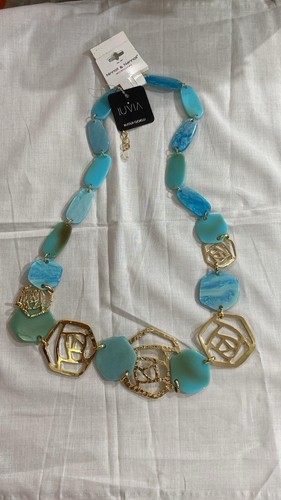 Collana lunga donna con pietre