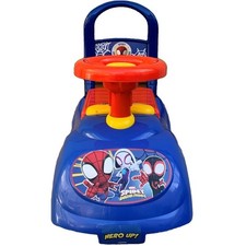 gioco macchina cavalcabile Spiderman primi passi giocattolo per bambino