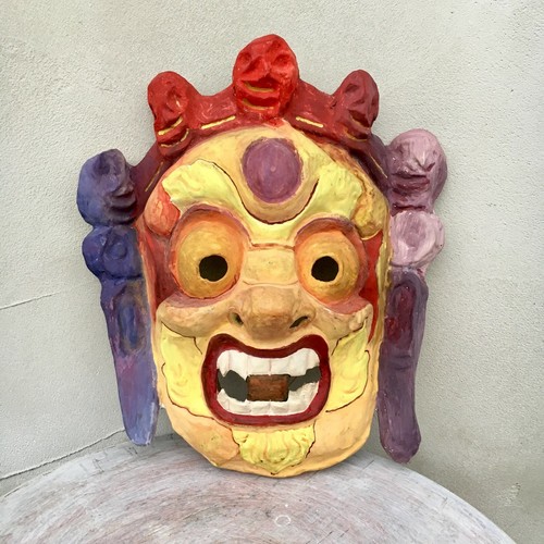 Maschera cartapesta - maschera, di
