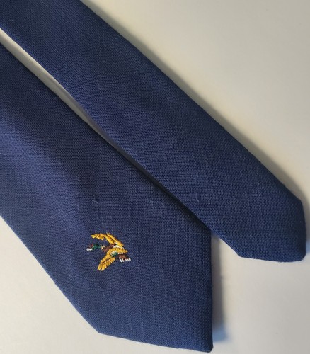 Vintage cravatta uomo blu - *vintage*,