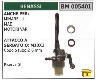 Rubinetto carburante benassi - carburante,