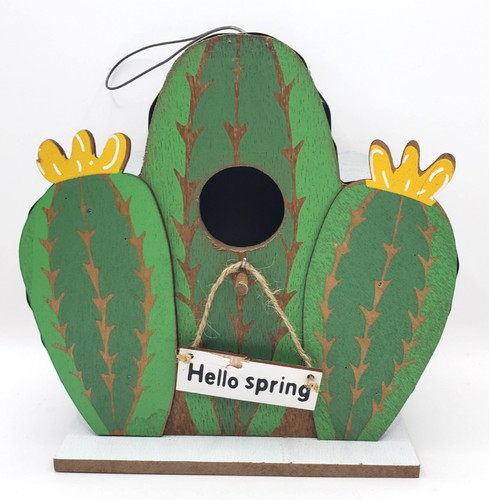 Casetta per uccellini cactus