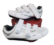 TOMMASO W. Pista 100 scarpa ciclismo multiuso donna 9 spinning bianco e argento