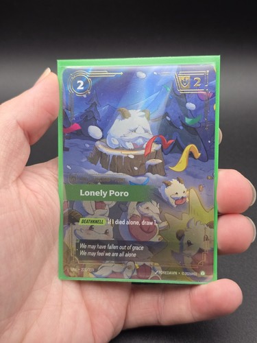 Lonely poro - poro, (overnumbered)