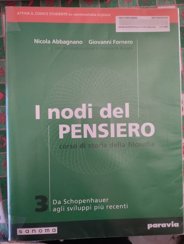 Nodi del pensiero libro - pensiero,, di