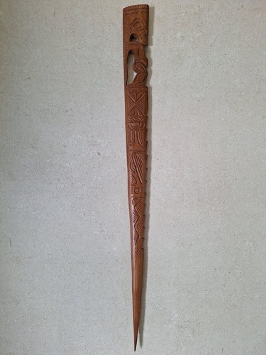 Pagaia legno intagliata - pagaia,
