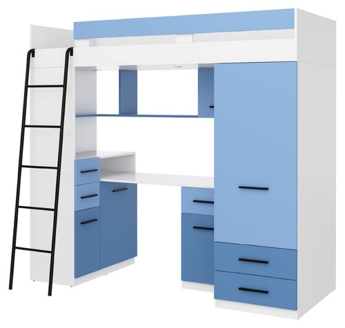 Bim furniture letto - letto, soppalco
