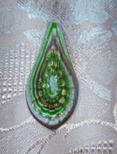 CIONDOLO GOCCIA- VETRO DI MURANO 