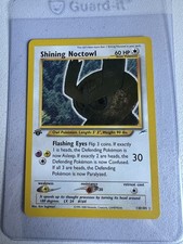Shining Noctowl Holo Rare 1st