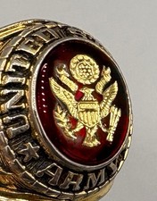 Anello vintage esercito degli