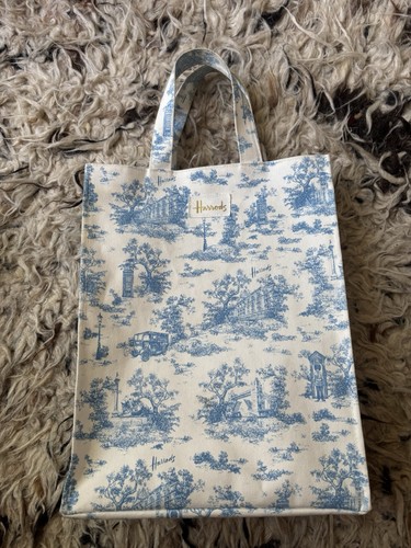 Harrods logo blu stampa - blu, toile
