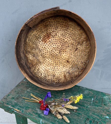 Antico setaccio legno - setaccio,
