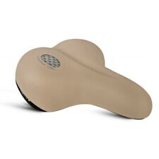 SELLA BICI DA STRADA CITY BIKE  IN PELLE COMODA WINDOW GEL COLOR CREMA UNISEX