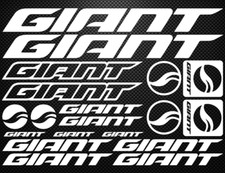 KIT 20 ADESIVI GIANT PRESPAZIATI VINILE PER RESTOMOD STICKERS BIKE BDC MTB