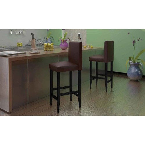 Sgabelli bar similpelle - sgabelli,