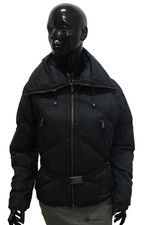 Calvin Klein Jeans Piumino Donna Nero L Giubbotto Invernale Cintura Imbottito