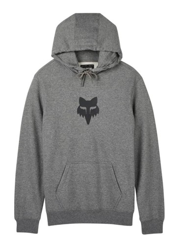 Felpa fox grey hoddie logo - fox,