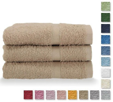 Set 3 Pezzi Gabel Asciugamani Ospite Spugna di Puro Cotone Idrofilo 40 x 60 cm