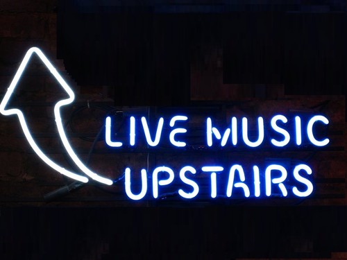 X20 live music upstairs - 24"x20"live,