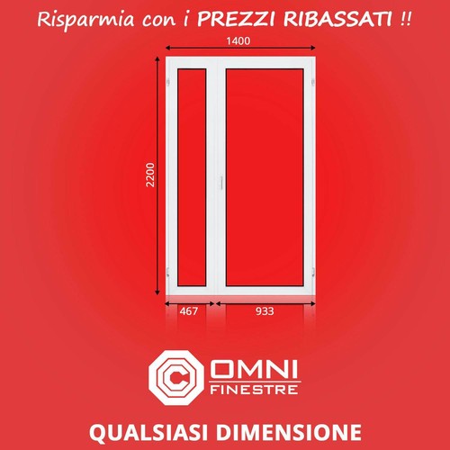 Porta finestra pvc - finestra, bianco