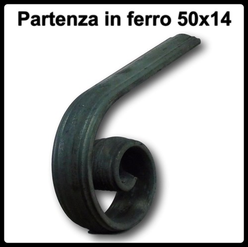 Partenza corrimano ferro - partenza, in