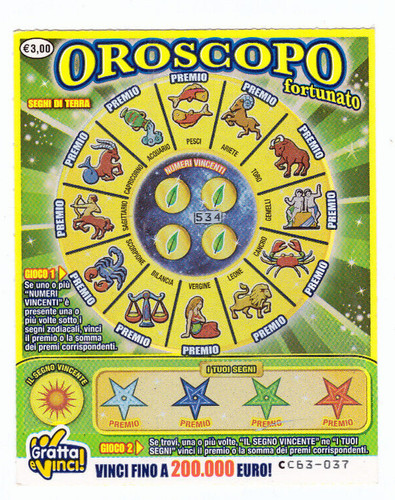 Gratta vinci oroscopo - gratta, e