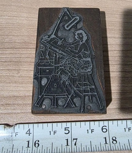 Blocco stampa letterpress - blocco,