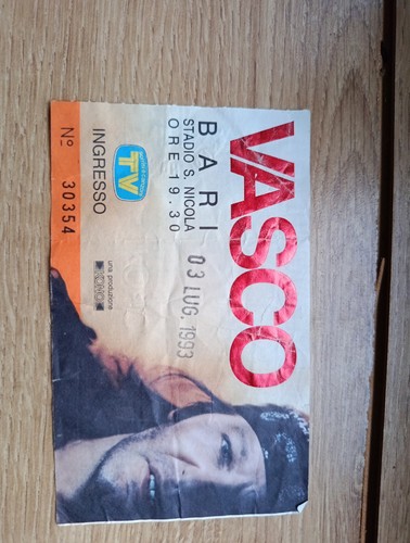 Vasco rossi biglietto - vasco,
