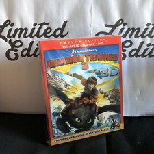 DRAGON TRAINER 2-blu ray+3D+DVD-cofanetto SLIPCASE 3 DISCHI-