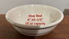 Tuxton set di zuppiere 6-15 oz - 1 tazza/piattino - 2 tazze per crema pasticcera - Green Bay