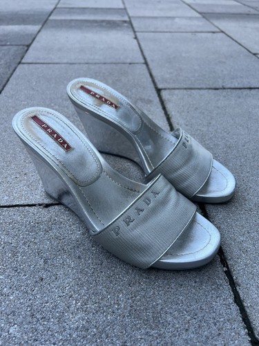 Sandali prada vintage con - prada,