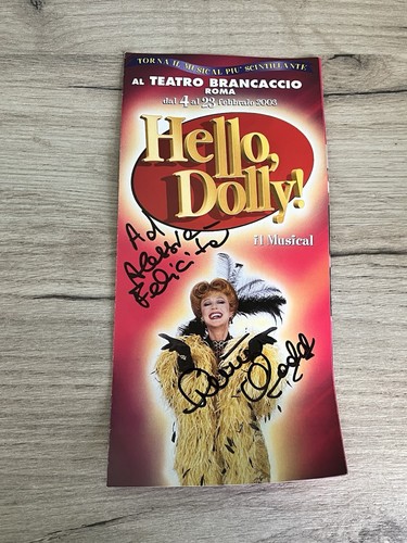 Loretta goggi autografo - goggi,