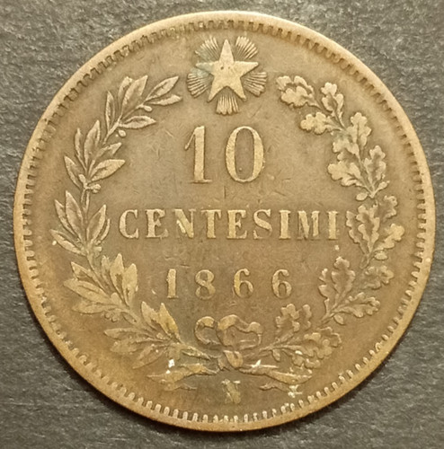 Centesimi lire valore 1866 - lire,