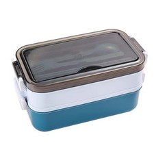 Lunch Box 2 Strati Microonde Lunch Box Contenitore Alimenti Bento Box for5102