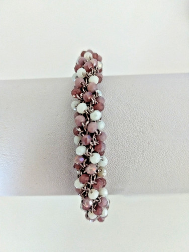 Bracciale uncinetto tubolare - bracciale,