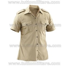 Camicia estiva uniforme drop esercito italiano ordinaria d'amministrazione 