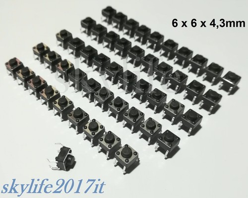 50pz mini micro pulsante - mini,
