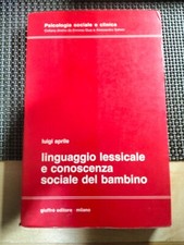 Luigi Aprile, Linguaggio Lessicale e conoscenza sociale del Bambino, Giuffrè 