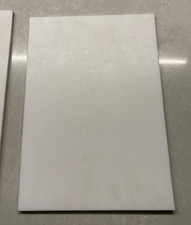 Teflon - Piatto in lamiera di plastica vergine Ptfe 1/4" x 7 3/8" per 12"