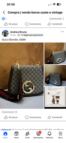 Borsa gucci vintage blondie