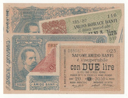 Lire biglietto pubblicitario - biglietto,