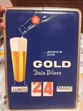 CALENDARIO  PERPETUO BIRRA ITALA PILSEN GOLD