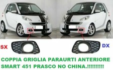 COPPIA GRIGLIA PARAURTI ANTERIORE SMART 451 2007/12 CORNICE FENDINEBBIA PRASCO