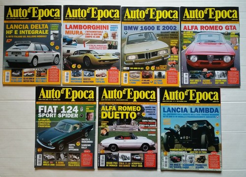 Auto epoca storiche rivista - d'epoca,