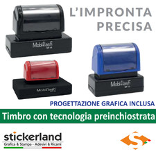 Timbro personalizzato preinchiostrato varie misure di Timbri personalizzati