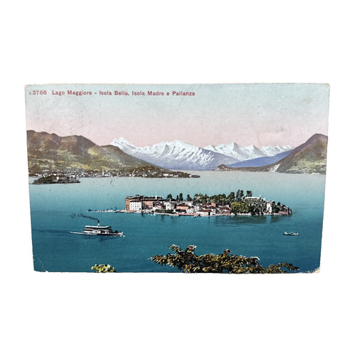 Cartolina lago maggiore - lago, italia
