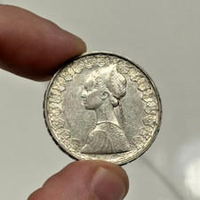 1958-R Italy 500 Lire Silver