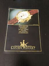 1991 LUCIEN ROCHAT ROYAL AIR ORO OROLOGIO PUBBLICITA VINTAGE WATCH AD