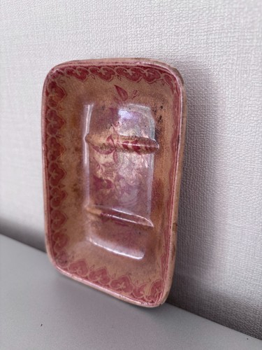 Porte savon ancien terre - savon,