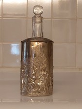 Bottiglia profumo argento antica